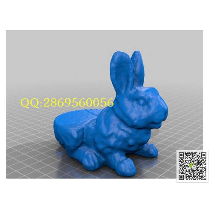 兔子STL_STL圆雕图3d打印三维立体模型精雕图浮雕图