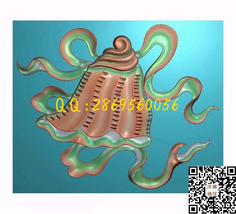 海螺97-79-4_精雕图动物瑞兽精雕图浮雕图