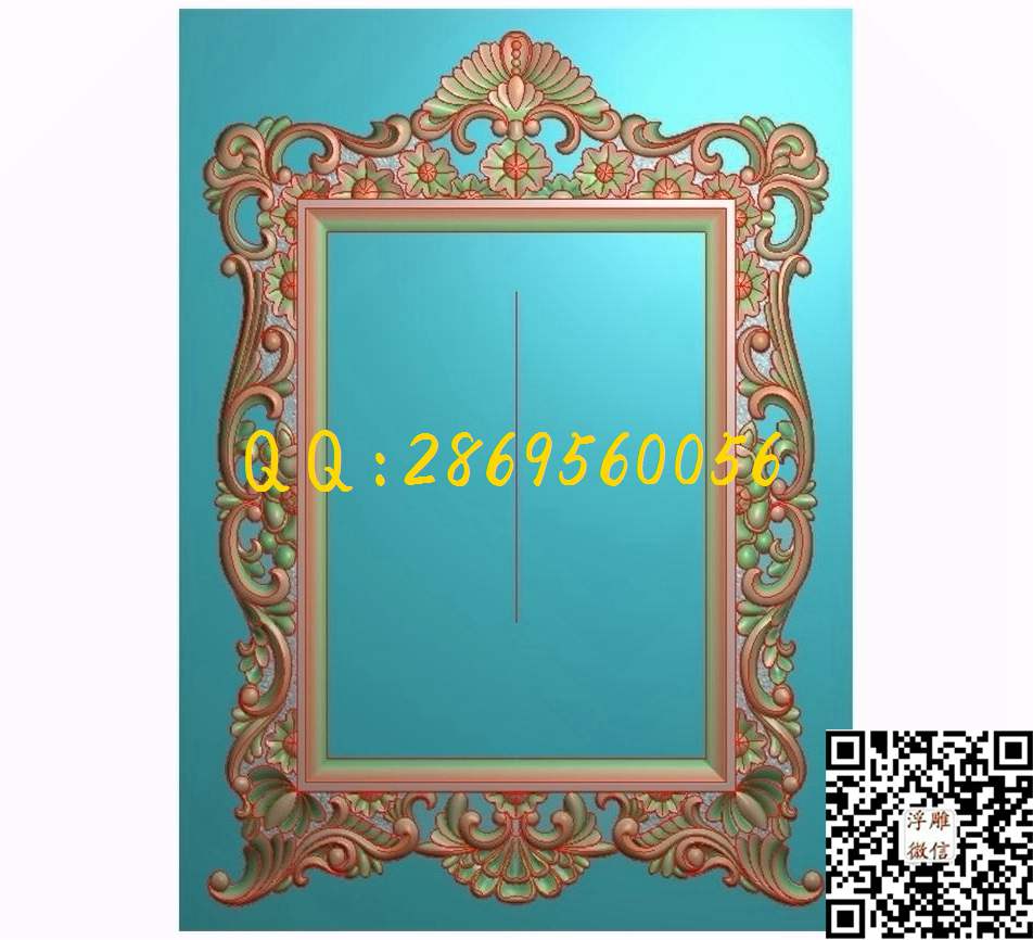 欧式洋花镜框539-739-15_洋花镜框标牌贴花相框花边精雕图浮雕图