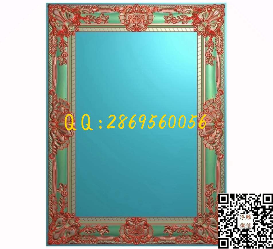 欧式洋花镜框600-809-16_洋花镜框标牌贴花相框花边精雕图浮雕图
